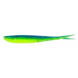 Lucky John 3D Slick Shad-V 5" - 001 - 5 szt.