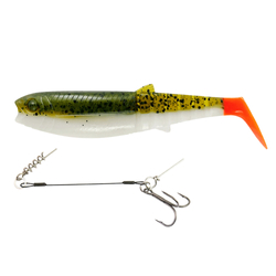 Zestaw Guma Savage Gear Cannibal 12,5cm | Olive Hot Orange + Dozbrojka Vis Vangen