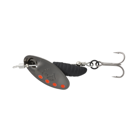 .Obrotówka Savage Gear Grub Spinners #0 | Black Red Black