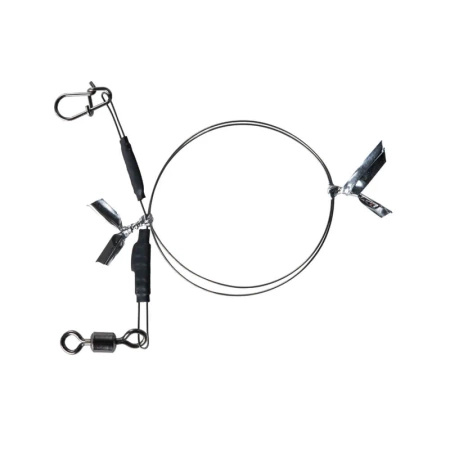 Przypon stalowy BKK 7x7 Wire leader Allround (Duolock Snap) | 15cm | 7kg | 2 szt.