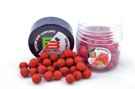 Micro Kulki Haczykowe Fantazy Baits 10mm | Truskawka