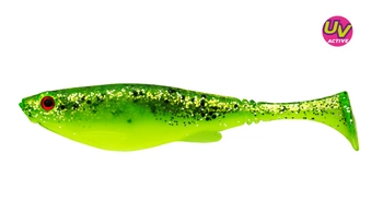 Guma Daiwa Belly Shad 11cm | Chartreuse Shocker