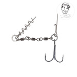 Dozbrojka z krętlików Mikado Jaws Evo Stinger XL- 30kg - Kotwica nr 1/0- 2szt. do gu | 16-18cm