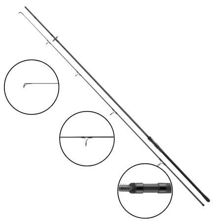 Wędka Daiwa Black Widow Carp XT 390cm | 3.5lb