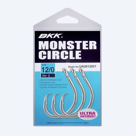 Haczyki sumowe BKK Monster Circle | #6/0 | 5 szt.