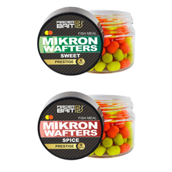 Zestaw FEEDER BAIT Mikron Wafters - 4/6mm - Sweet Fish Meal + Spice Fish Meal 