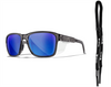 Okulary Wiley X Trek Blue Mirror Gloss Crystal Dark Grey Frame