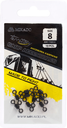 Krętliki Mikado Carp nr 8 - 10szt.