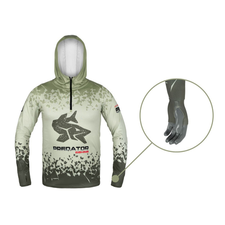 Bluza z kapturem Delphin UV ARMOR 50+ Predator / rozmiar XXL