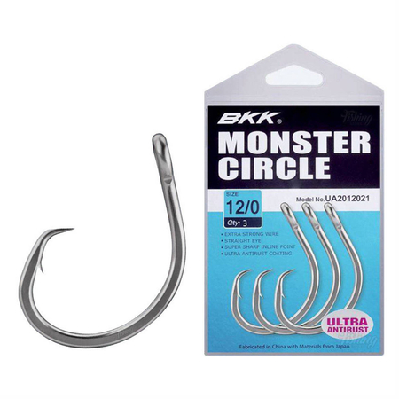 Haczyki sumowe BKK Monster Circle | #10/0 | 4 szt.