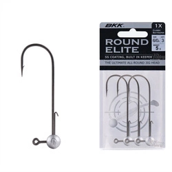 Główki jigowe BKK Round Elite Classic Bait Keeper - 10g 1/0#, 3szt