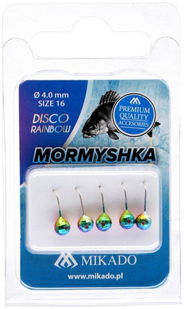 Mormyszka wolframowa Mikado Disco 3mm (Rainbow)