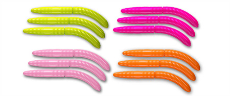 Przynęta Libra Lures Fatty D'Worm 5.5cm | MIX 011/017/019/027 | kryl | 12 szt.