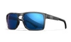 Okulary Wiley X - Founder Captivate Polarized / Blue Mirror / Grey Gloss Crystal Frame + GRATISY!