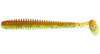 Guma Keitech Swing Impact 4" | 10,2cm | #CT14 Motoroil / Chartreuse | 8 szt.