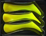 Headbanger Shad zapasowe ogonki 11 cm Chartreuse Yellow - 5 sztuk