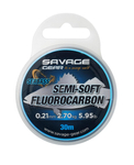 Fluorocarbon Savage Gear Semi-Soft Seabass 30m | 0.29mm | 4.79kg | Clear