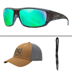 Okulary polaryzacyjne WILEY X OMEGA CAPTIVATE Green Mirror Kryptek Neptune Frame