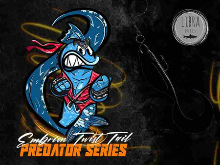 Przynęta Libra Lures Embrion Twist Tail 2.5" | 6.5 cm | 032 - Motor Oil Green | 10 szt.