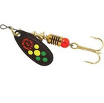 Obrotówka Mepps Black Fury #2 | 4,5g | Czarny/Hot FireTiger