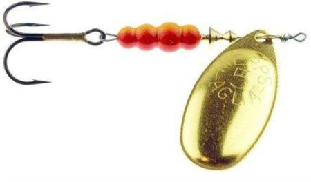 Obrotówka Mepps Aglia #2 | 4,5g | Złota