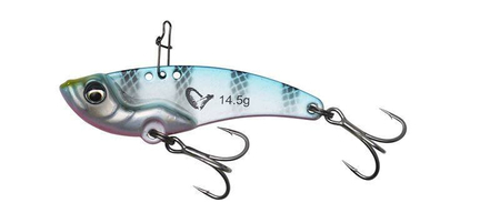 Cykada Savage Gear Vib Blade 4,5cm | 8,5g | BLUE PINK STRIPES