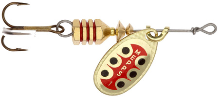 Obrotówka Mepps Aglia TW #2 | 4,5g | Złota