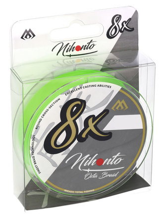 Plecionka Mikado Nihonto Octa Braid 0,06mm | fluo | 4,15kg| 150m