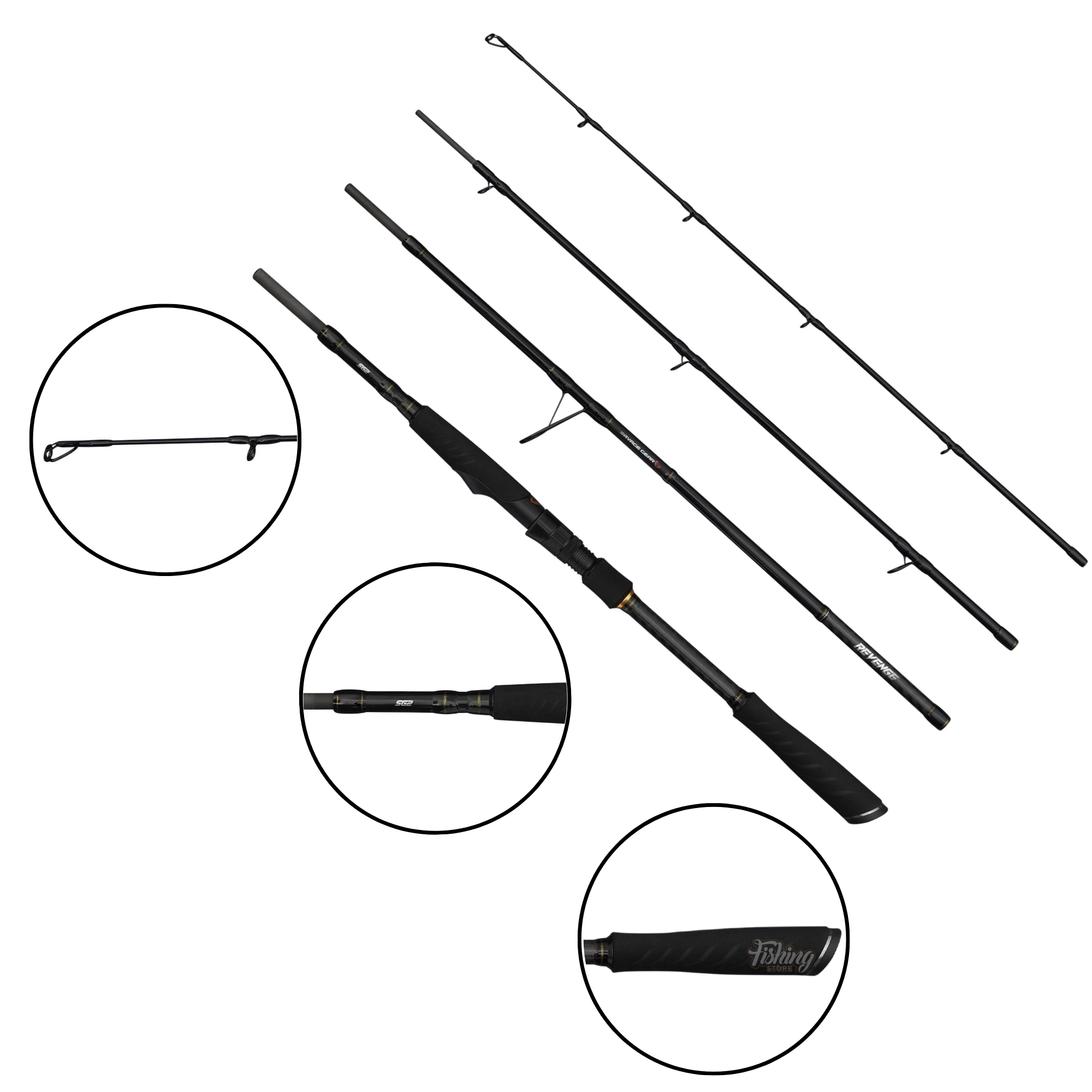 Wędka SAVAGE GEAR Revenge SG2 Heavy Game 2.43m / 30-80g / 4sec