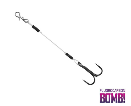 Dozbrojka Sandaczowa DELPHIN BOMB! Twisto RIGS Fluorocarbon #6/8cm - 3 szt. Do gum 13-15cm