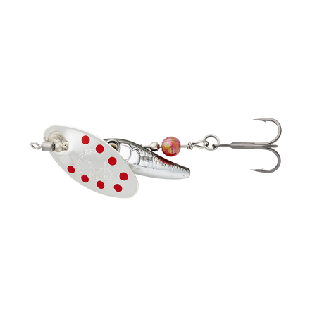Obrotówka Savage Gear Sticklebait Spinner #2 | Dirty Silver Red