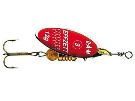 Obrotówka Effzett Predator Spinner #0 | Reflex Red