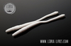 Przynęta Libra Lures Dying Worm 8cm | 001 - White | kryl | 12 szt.