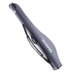 Sztywny pokrowiec trzykomorowy na wędki Daiwa 128cm