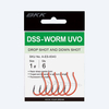 Haczyki BKK DSS-Worm UVO | #1/0 | 5 szt.