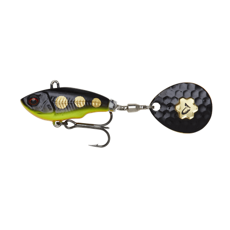 Wirujący ogonek Savage Gear Fat Tail Spin 9g | Black Magic
