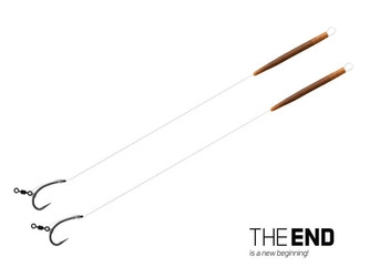 Przypon Karpiowy Przypon Delphin THE END D-Rig 2szt. | 20 cm / 17lbs / #4