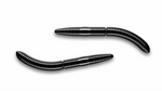 Przynęta Libra Lures Fatty D'Worm 6.5cm | 040 - Black | kryl | 10 szt.