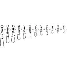 Krętlik z agrafką strong JAXON roz 10 op 10szt