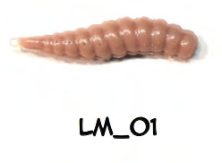 Guma Bratko Baits Larwa Muchy 2,5cm | 01 | 5 szt.