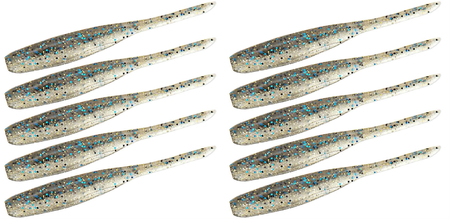 Guma Keitech Shad Impact 3" | 7,6cm | #418 Bluegill Flash | 10 szt.