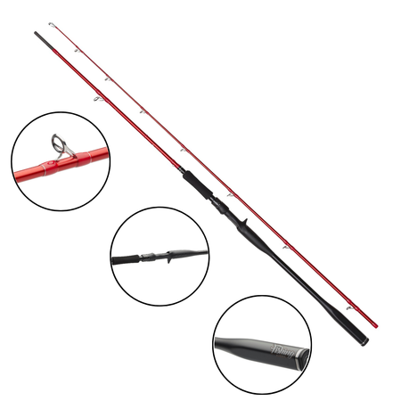 Wędka castingowa Westin W6 Powerstrike-T 2nd 244cm | XH | 40-140g + GRATIS !!!