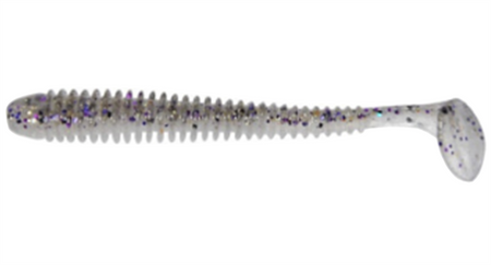 Guma Keitech Swing Impact 2.5" | 6,35cm | LT#39 Smoke Shiner| 10 szt.