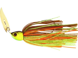 Przynęta WESTIN BladeBite V2 Tungsten Bladed Jig 9g - Brown Chartreuse