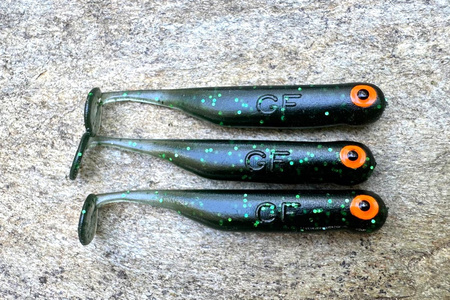 Guma Great Fish GF1 4,9cm | Magic Green | krewetkowy | 10 szt. | Dżejsiok Special Edition