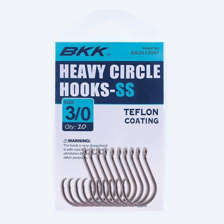 Haczyki sumowe BKK SS Heavy Circle | #7/0 | 5 szt.