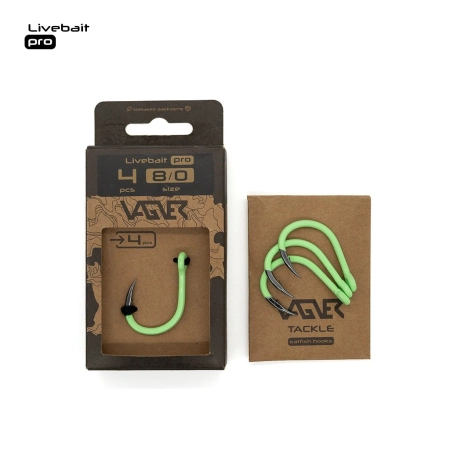 Haki sumowe VAGNER Hook Livebait Pro - 6/0 - 4szt.
