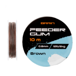 Feeder Guma Brain 0.8mm | 12lb/6kg | 10m | Brown