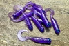 Przynęta Great Fish GF1 Twister - 4.9cm - 0.9g - Glitter Light Purple - Bezzapachowy - 10szt.
