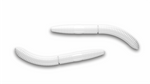 Przynęta Libra Lures Fatty D'Worm Tournament 5.5cm | 001 - White | brak zapachu | 12 szt.